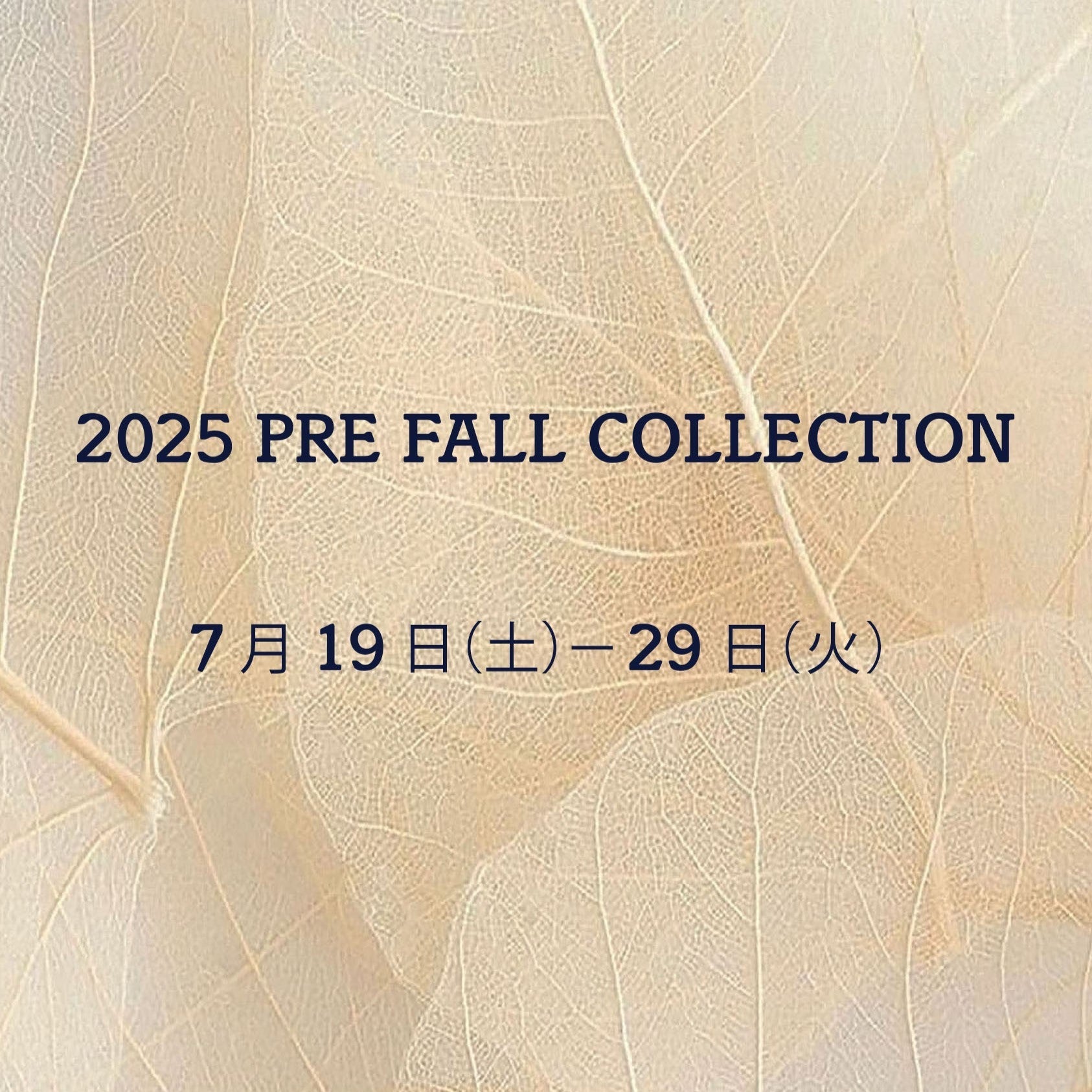 2025 PRE FALL COLLECTION