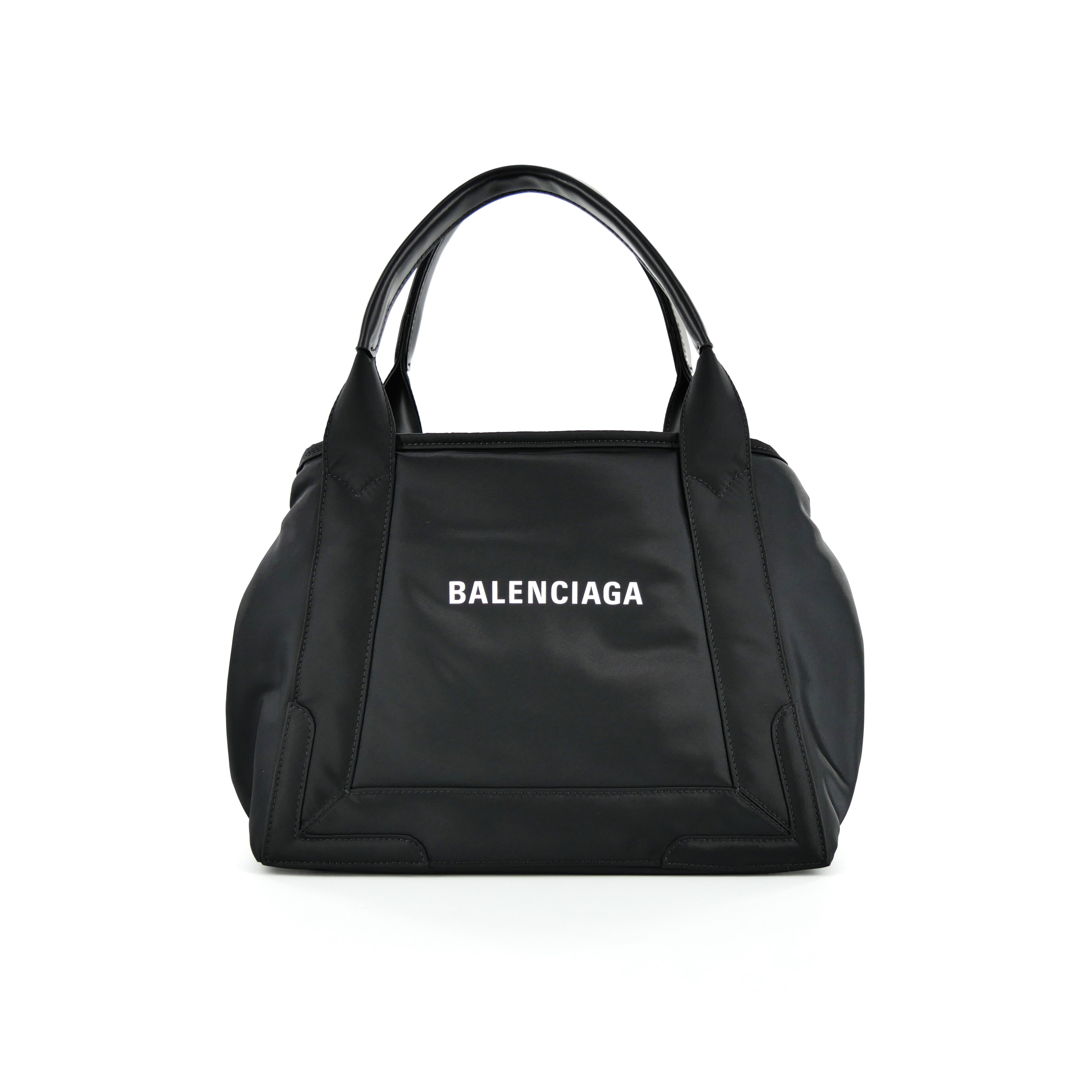 即出荷】 BALENCIAGA バレンシアガ カバス Sサイズ ネイビー トート 