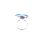 NILAJA [ニラジャ] / round glass ring [ラウンドグラスリング] (mluti2)