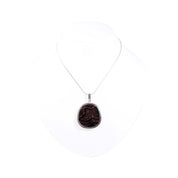 NILAJA [ニラジャ] / pattern cloth necklace [パターンクロスネックレス] (brown)