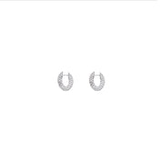 BALENCIAGA [バレンシアガ] / crystal loop XXS earring [クリスタル ループ XXS ピアス ]