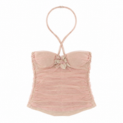 LA PERLA [ラ ペルラ] / HALTER NECK CAMISOLE (BABYPINK×GOLD) [ホルターネックキャミソール]
