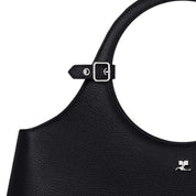 Courrèges [クレージュ] / LARGE HOLY DAY GRAINED LEATHER BAG (BLACK）〔ラージ ホーリー デイ グラインドレザーバッグ〕