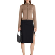 Courrèges [クレージュ] / ZIPPED WOOL SKIRT (BLACK)〔 ジップウールスカート〕
