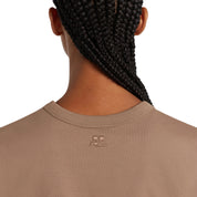 Courrèges [クレージュ] /  EMBROIDERED T-SHIRT (MOCHA）〔エンブロイダリーティーシャツ〕