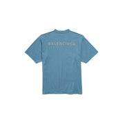 BALENCIAGA〔バレンシアガ〕/ MEDIUM FIT T-SHIRT (LIGHT BLUE)〔ミディアムフィットティーシャツ〕