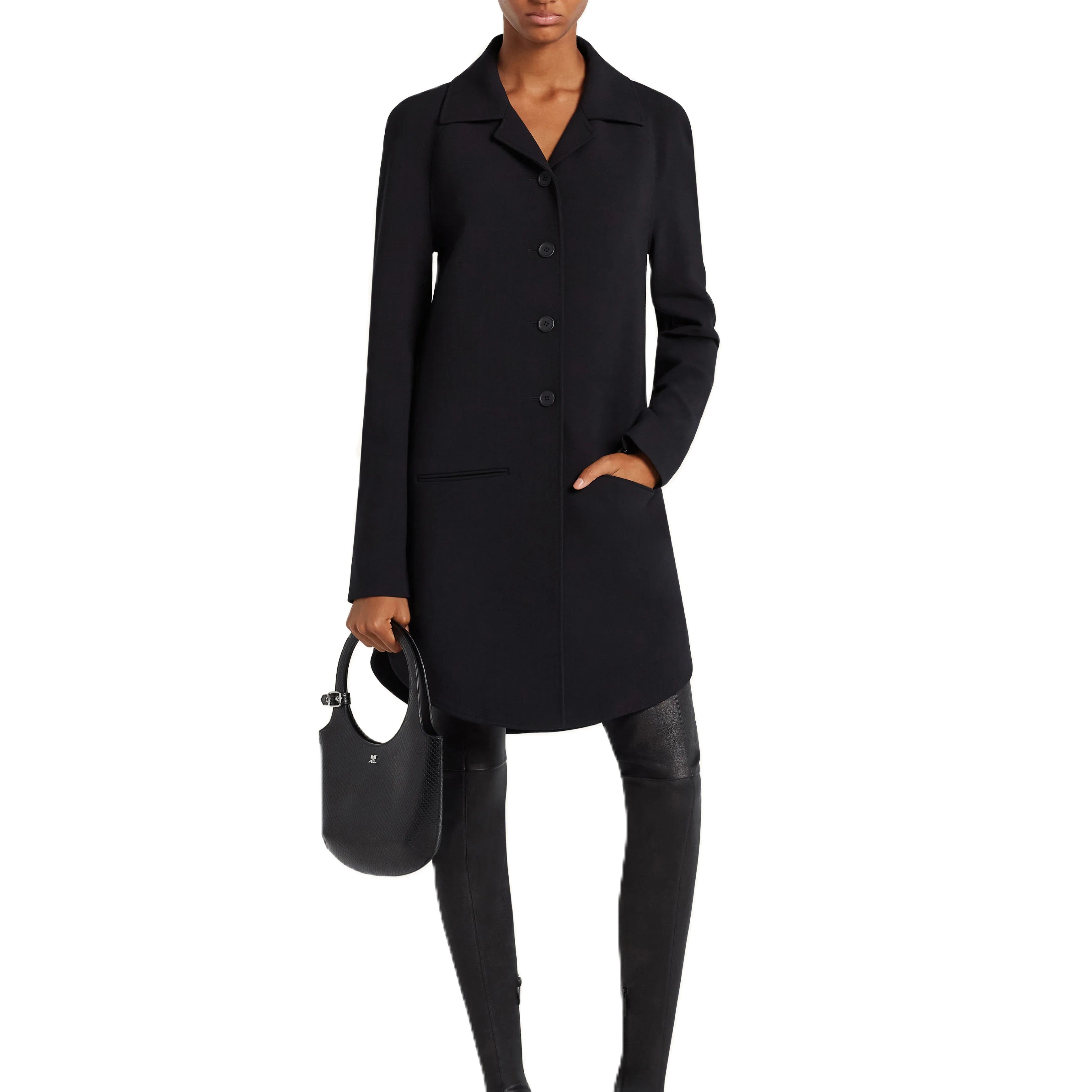 Courrèges [クレージュ] / CIRCLE HERITAGE COAT (BLACK)〔 サークルヘリテージコート 〕