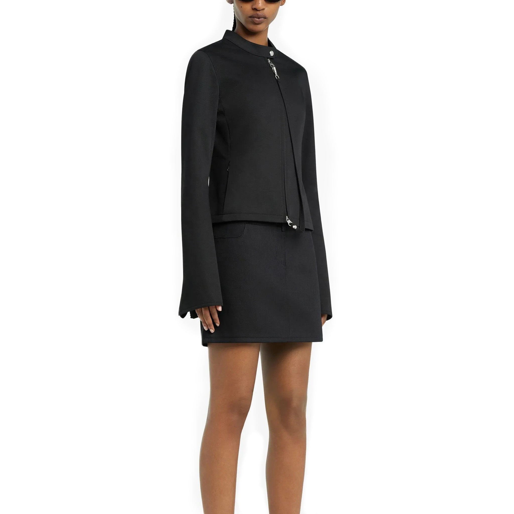 Courrèges [クレージュ] /  ZIP-UP CITY JACKET (BLACK)〔 ジップアップシティジャケット〕