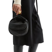 JIL SANDER[ジルサンダー] /  SPHERE CLUTCH POUCH BAG（BLACK）[スフィア クラッチ ポーチ バッグ]