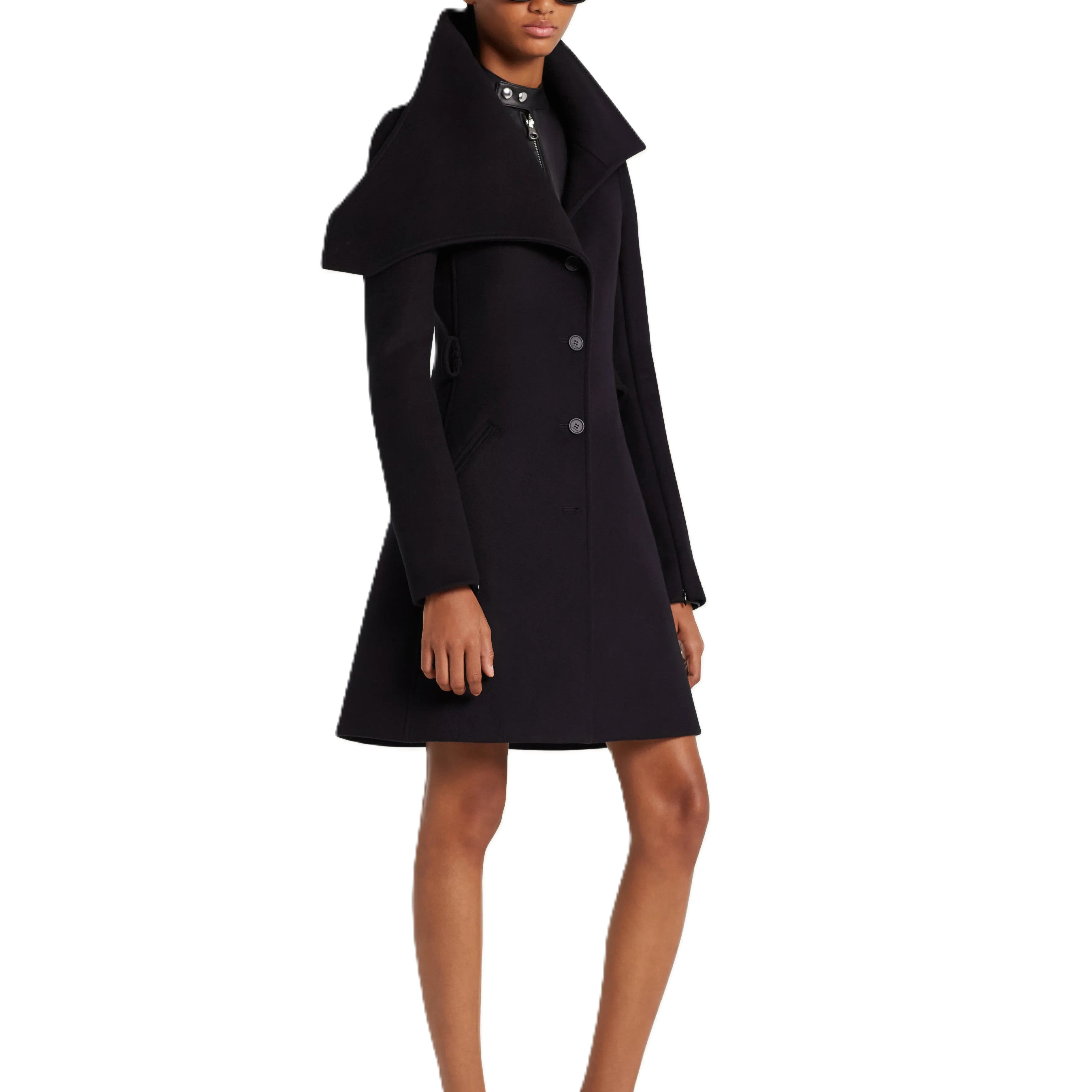 Courrèges [クレージュ] / HERITAGE WOOL COAT (BLACK)〔ヘリテッジウールコート〕