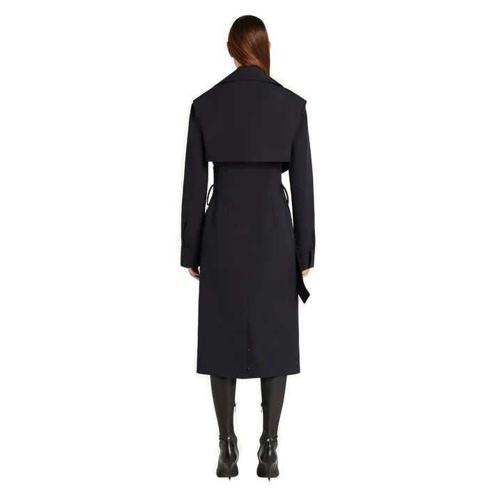 Courrèges [クレージュ] /  TWIST TRENCH COAT (NAVY)〔ツイストトレンチコート〕