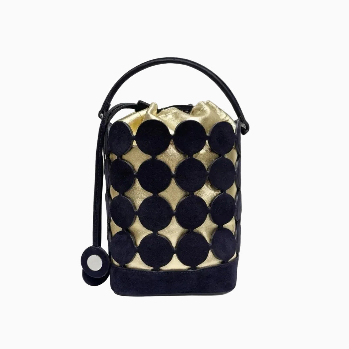 PIERRE HARDY [ピエールアルディ] / BULLS BUCKET BAG (NAVY×CHAMPAGNE)〔ビュルバケットバッグ〕