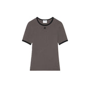 Courrèges [クレージュ] / SIGNATURE CONTRAST T-SHIRT (DARK GREY)〔 シグネチャーコントラストティーシャツ〕