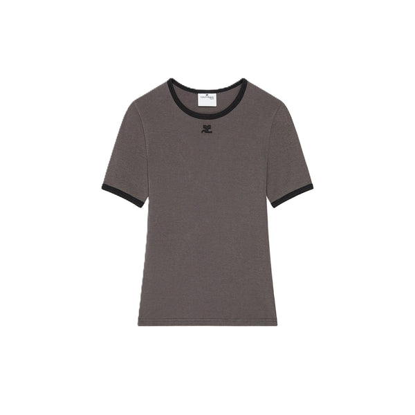 正規品・送料無料】Courrèges / SIGNATURE CONTRAST T-SHIRT (DARK
