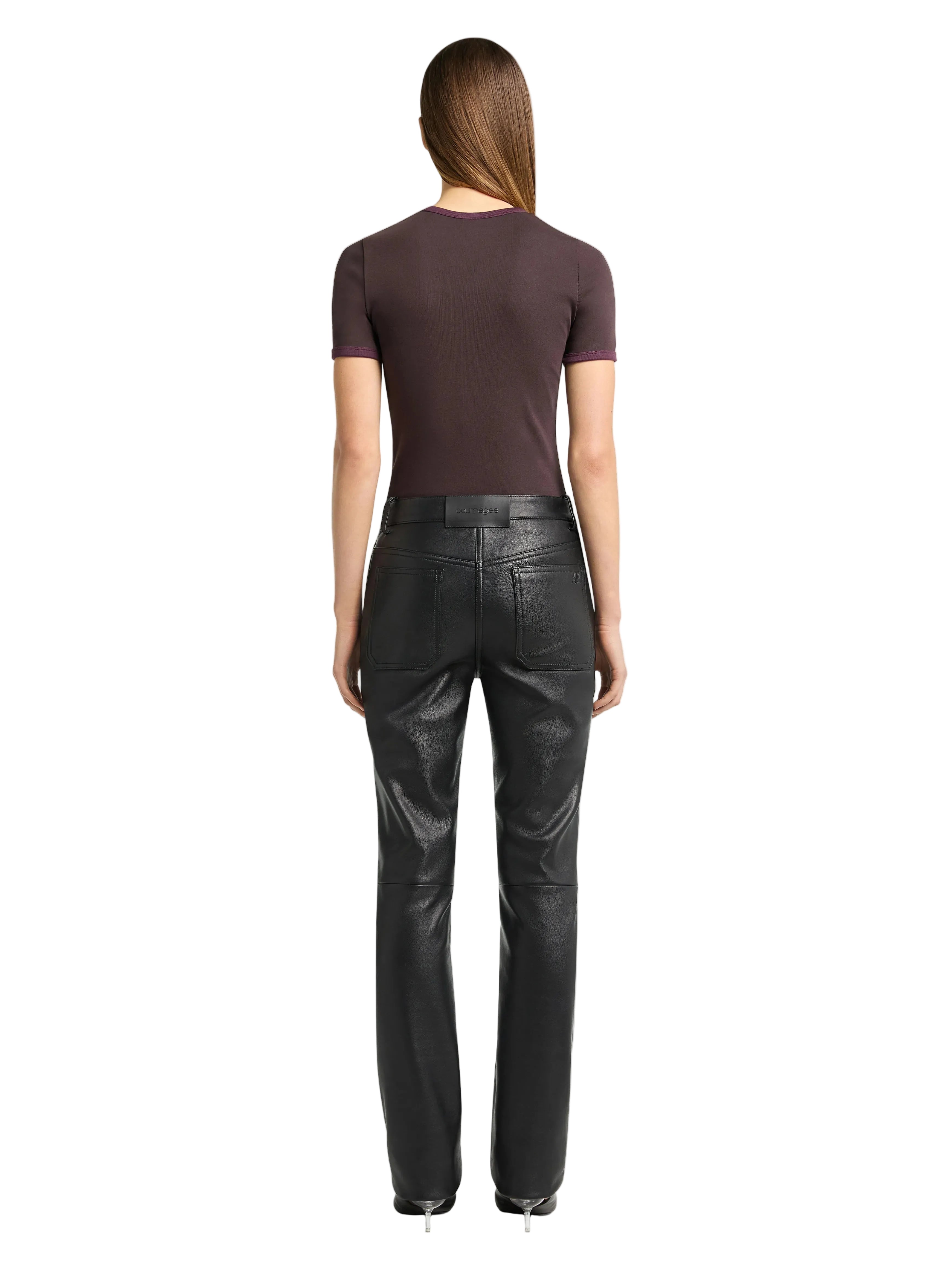 Courrèges [クレージュ] / SIGNATURE CONTRAST T-SHIRT (BURNT RED/DEEP GRENAT) [シグネチャーコントラストティーシャツ]