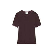 Courrèges [クレージュ] / SIGNATURE CONTRAST T-SHIRT (BURNT RED/DEEP GRENAT) [シグネチャーコントラストティーシャツ]