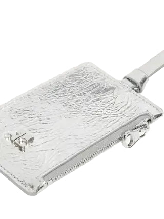 Courrèges [クレージュ] / SILVER LEATHER CARDHOLDER (SILVER) 〔レザーカードホルダー〕　