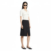 Courrèges [クレージュ] / RIBBED POLO TOP (HERITAGE WHITE) [リブ ポロトップス]