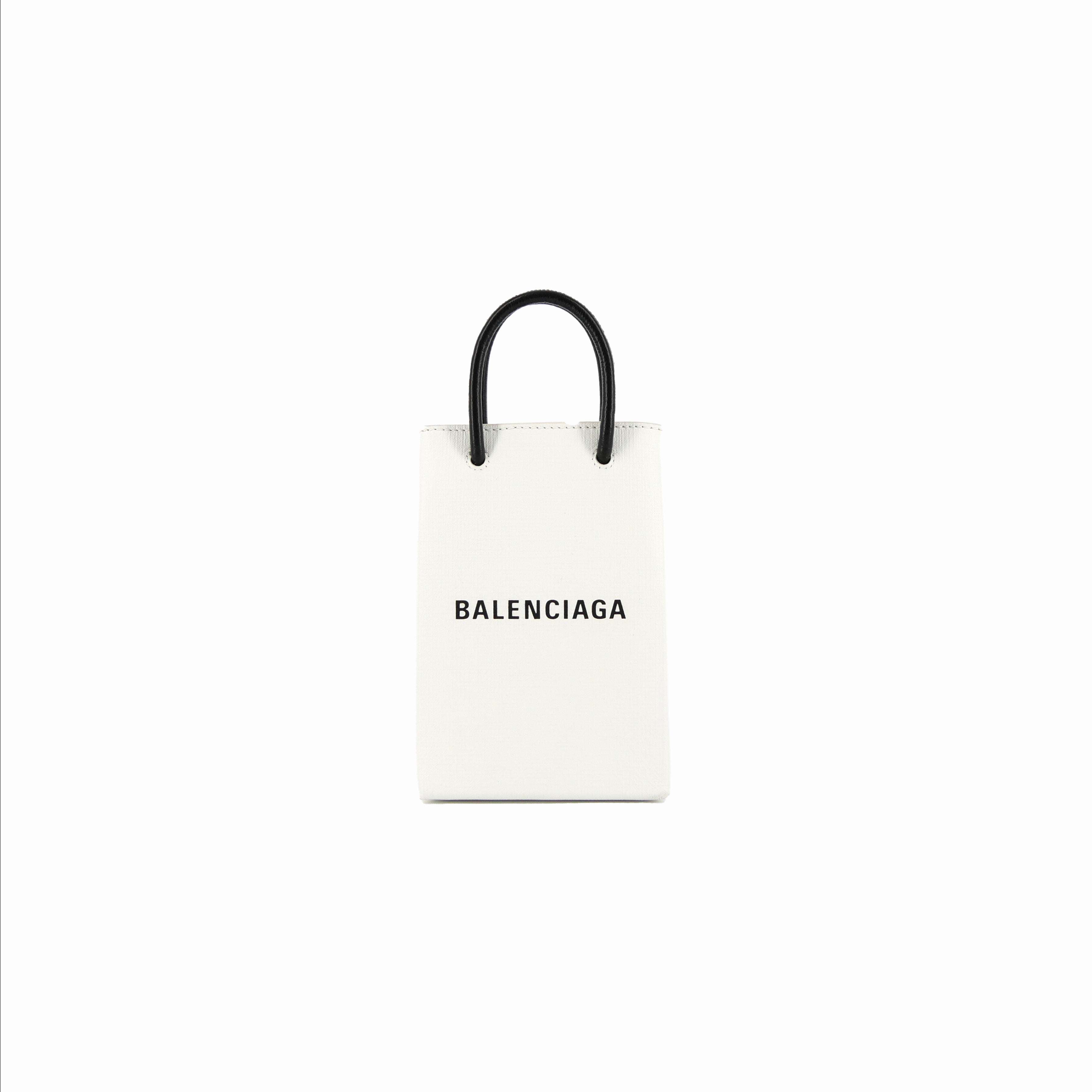 送料無料】BALENCIAGA[バレンシアガ] / MINI SHOPPING BAG (WHITE