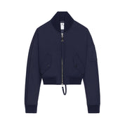 Courrèges [クレージュ] /  CROPPED BOMBER JACKET(NAVY)〔 クロップドボンバージャケット〕