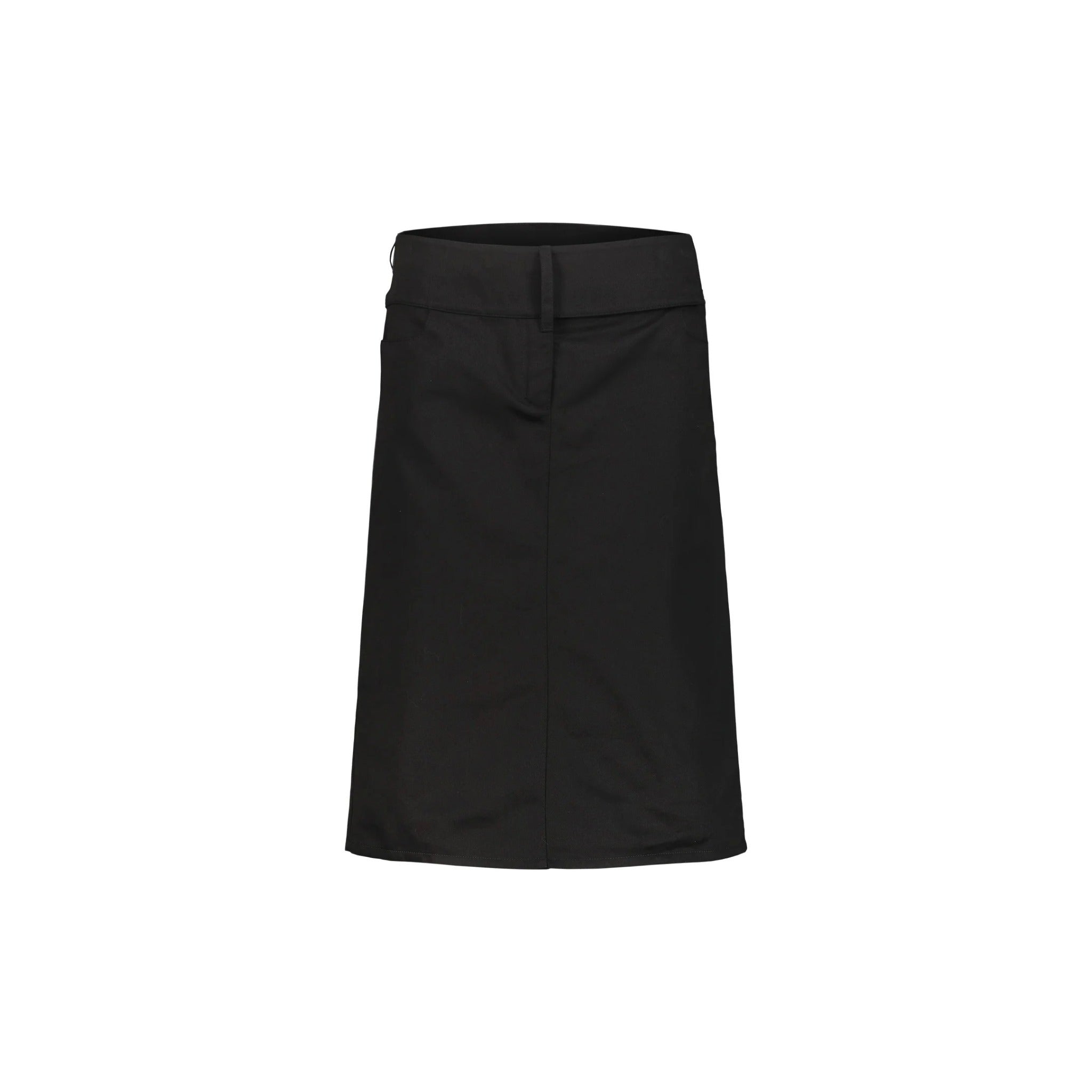 Courrèges [クレージュ] /A-LINE MIDI SKIRT (BLACK) [Aライン ミディスカート]