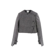Courrèges [クレージュ] /  OBLIQUE TAILORED JACKET (GRAY)〔 オブリークテイラードジャケット〕