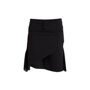 Courrèges [クレージュ] / INFINITY PLEATS CREPE SKIRT  (BLACK)〔 インフィニティプリーツクレープスカート 〕