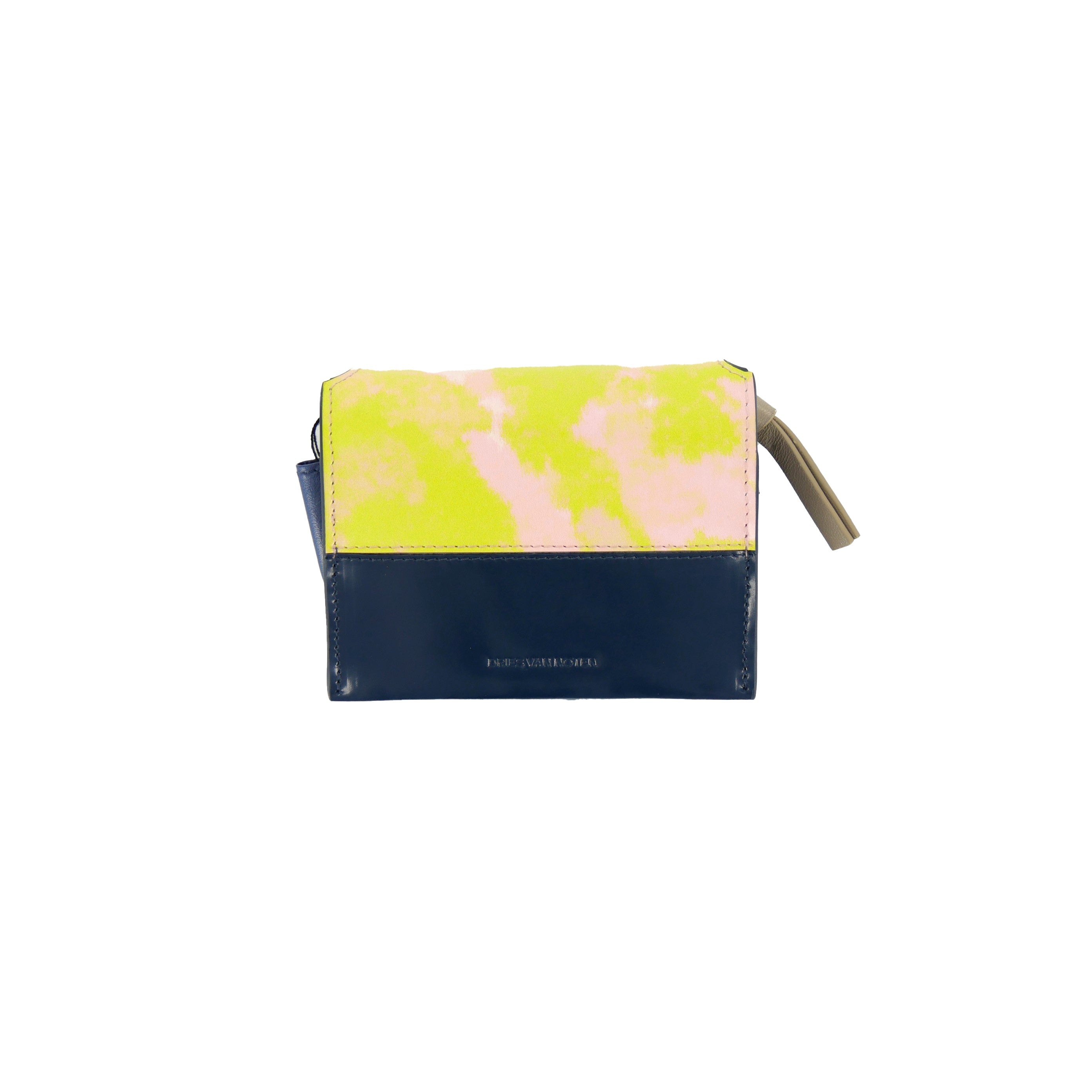 Dries Van Noten [ドリス ヴァン ノッテン] / Flower motif pouch (blue) [フラワーモチーフポーチ]