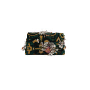 Dries Van Noten [ドリス ヴァン ノッテン] / EMBELLISHED ENVELOPE BAG（GREEN) [エンべリッシュエンベロープバッグ]