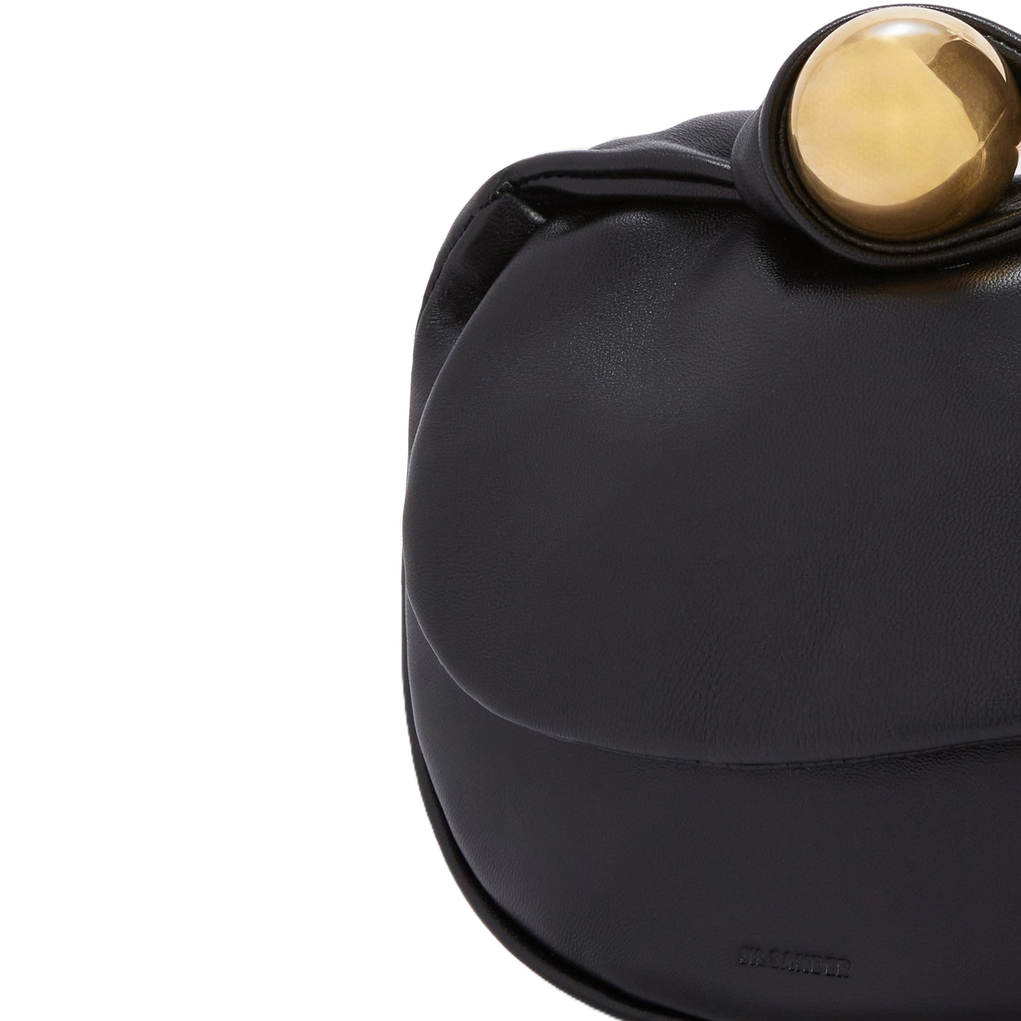 JIL SANDER[ジルサンダー] /  SPHERE CLUTCH POUCH BAG（BLACK）[スフィア クラッチ ポーチ バッグ]
