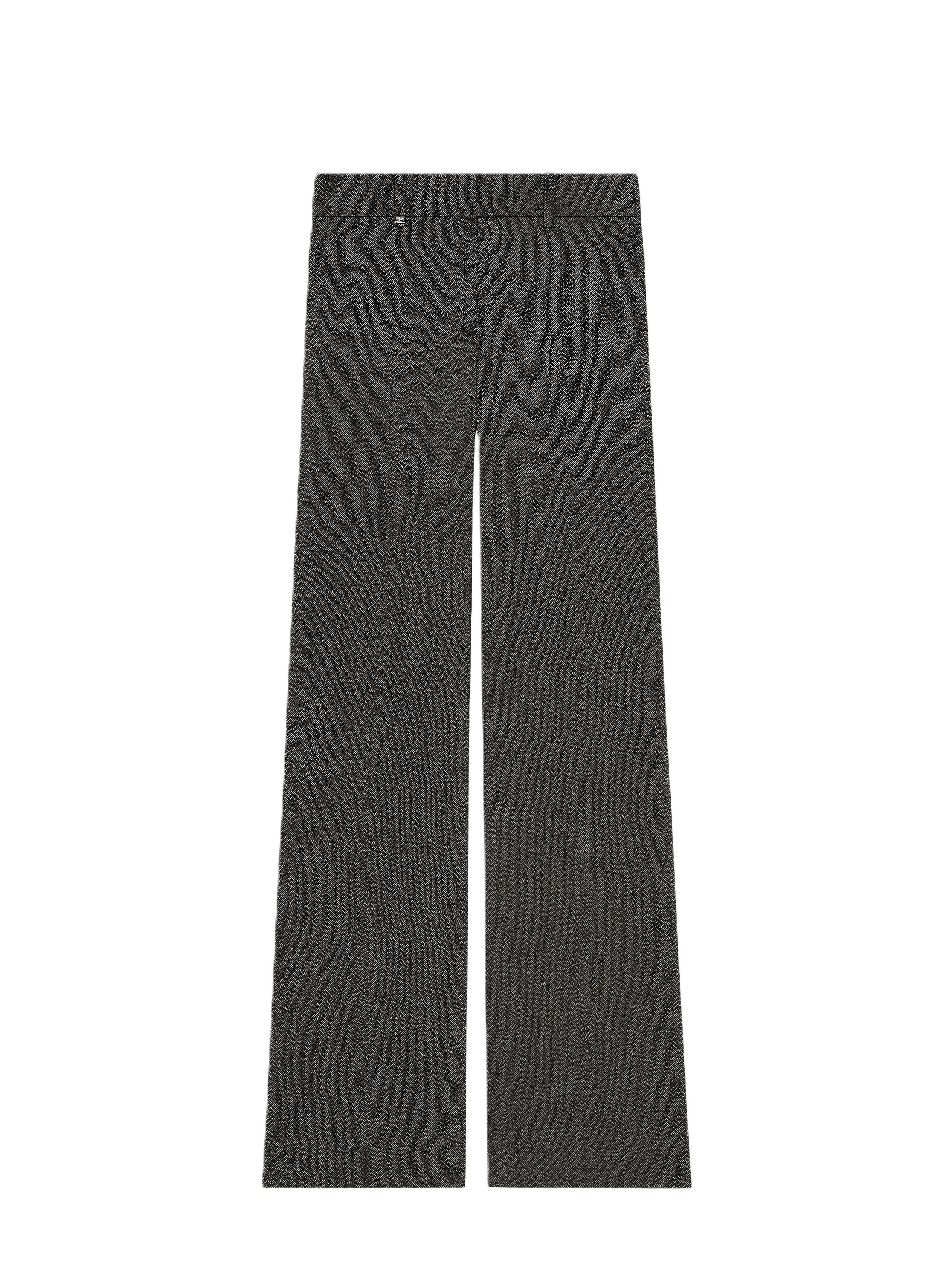 Courrèges [クレージュ] / TAILORED CAVIAR BAGGY PANTS  (BLACK）〔テイラードキャビアバギーパンツ〕