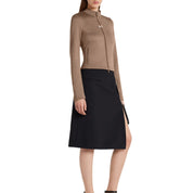 Courrèges [クレージュ] / ZIPPED WOOL SKIRT (BLACK)〔 ジップウールスカート〕