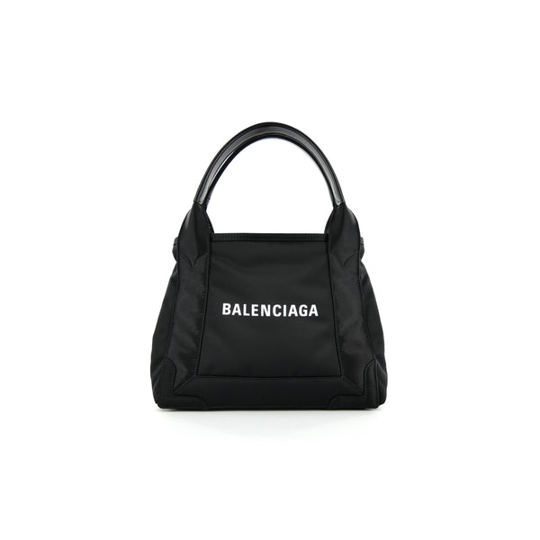 _*0様 【美品】BALENCIAGA NAVY カバ XS BALENCIAGA（バレンシアガ） バッグ ネイビー カバ XS スムースカーフ