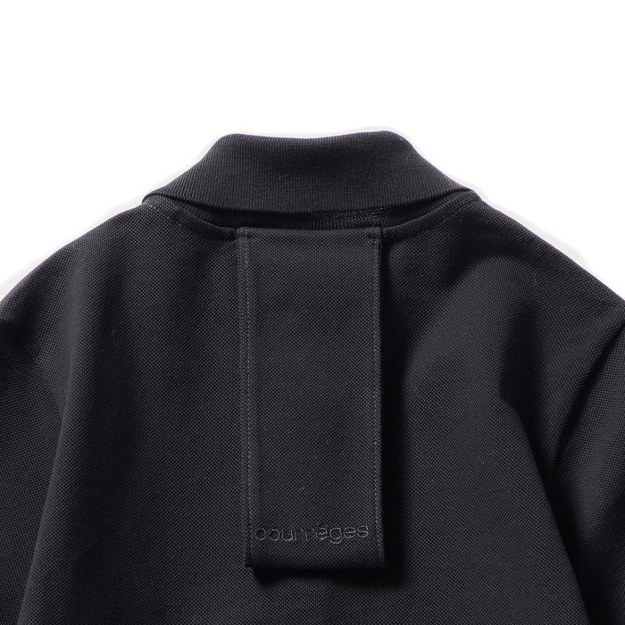 Courrèges [クレージュ] / POLO PIQUE DRESS (BLACK）〔ポロピケドレス〕