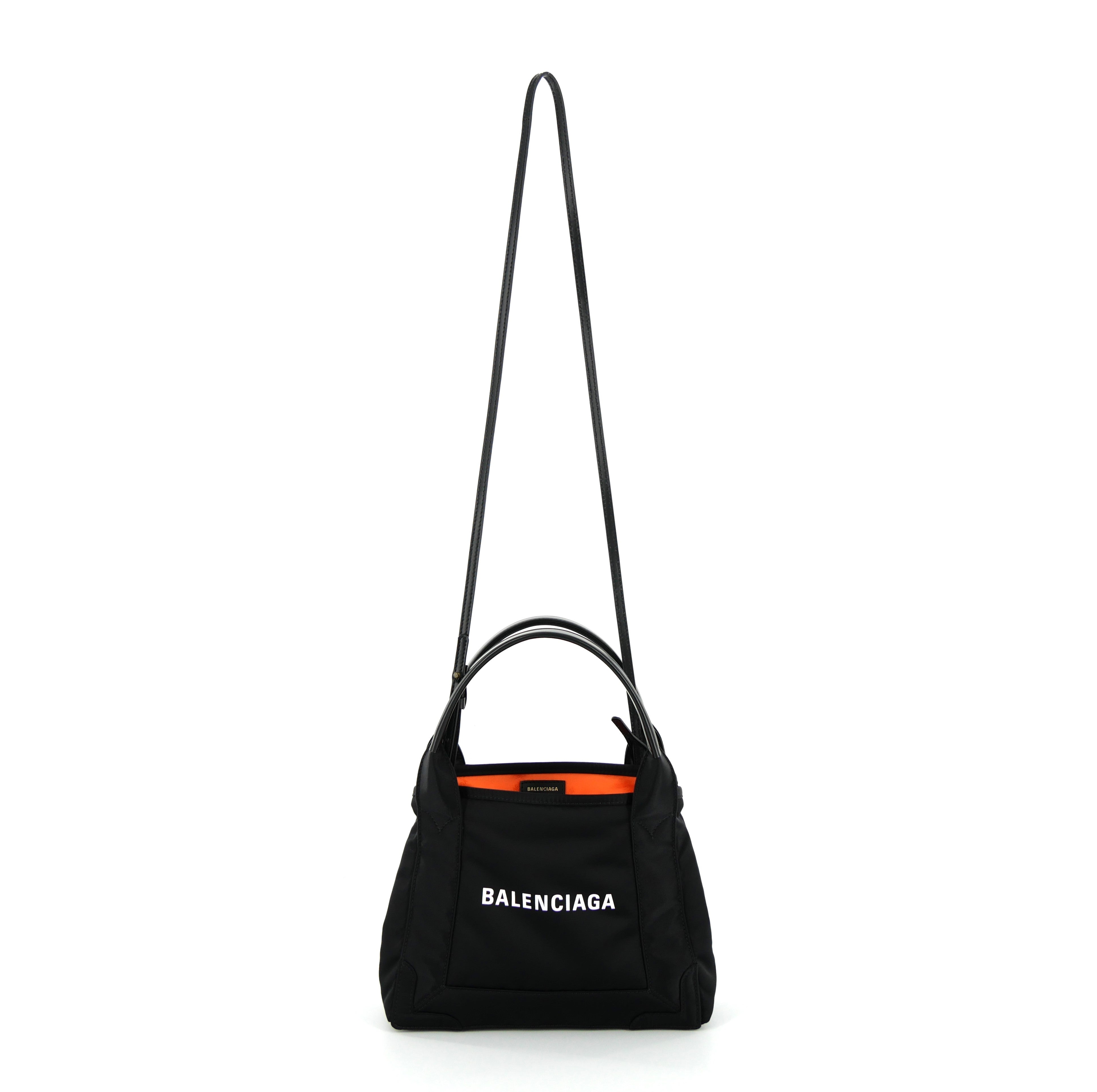 BALENCIAGA バレンシアガ ネイビーカバ XS トートバッグBalenciaga