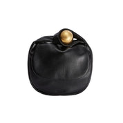 JIL SANDER[ジルサンダー] /  SPHERE CLUTCH POUCH BAG（BLACK）[スフィア クラッチ ポーチ バッグ]