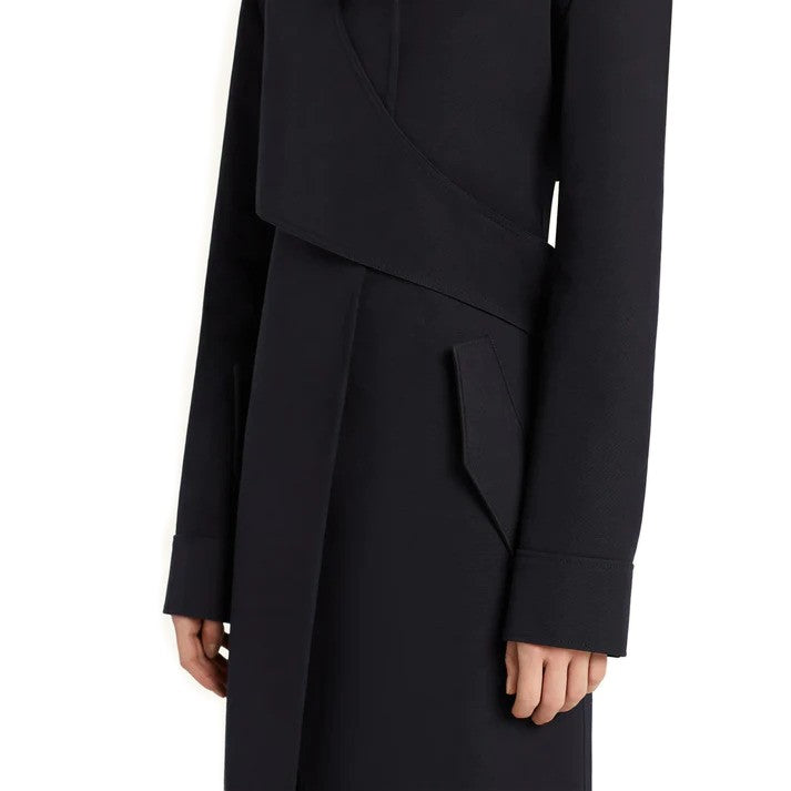 Courrèges [クレージュ] /  TWIST TRENCH COAT (NAVY)〔ツイストトレンチコート〕