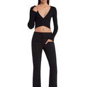 Courrèges [クレージュ] / SOLAR CARDIGAN (BLACK)〔ソーラーカーディガン〕
