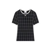 Courrèges [クレージュ] / SIGNATURE CONTRAST T-SHIRT (BLACK/HERITAGE WHITE) [シグネチャーコントラストティーシャツ]