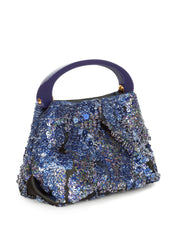 Dries Van Noten [ドリス ヴァン ノッテン] / Sequins crisp bag (blue)  [スパンコール クリスプバッグ]