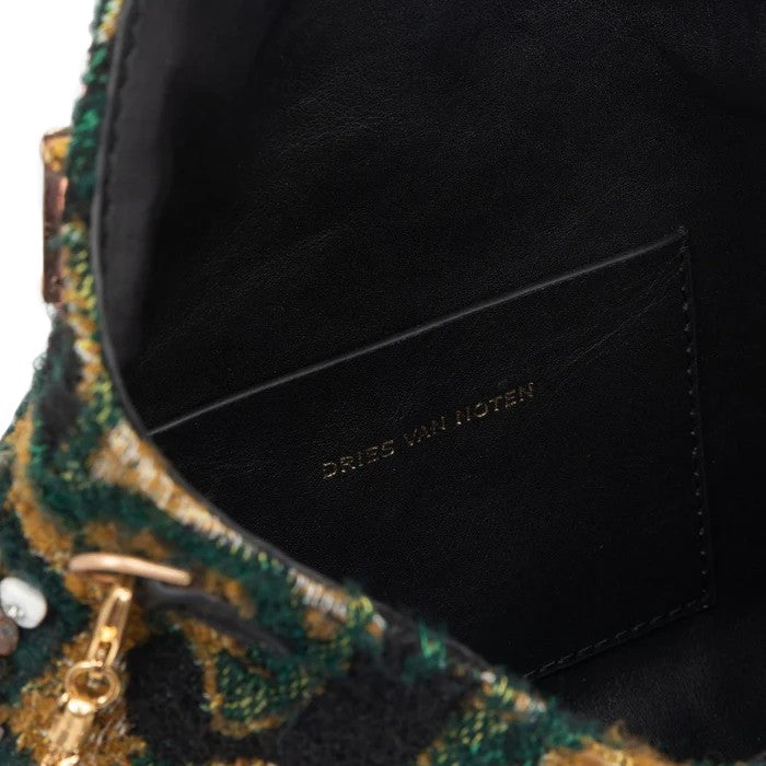 Dries Van Noten [ドリス ヴァン ノッテン] / EMBELLISHED ENVELOPE BAG（GREEN) [エンべリッシュエンベロープバッグ]