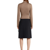 Courrèges [クレージュ] / ZIPPED WOOL SKIRT (BLACK)〔 ジップウールスカート〕