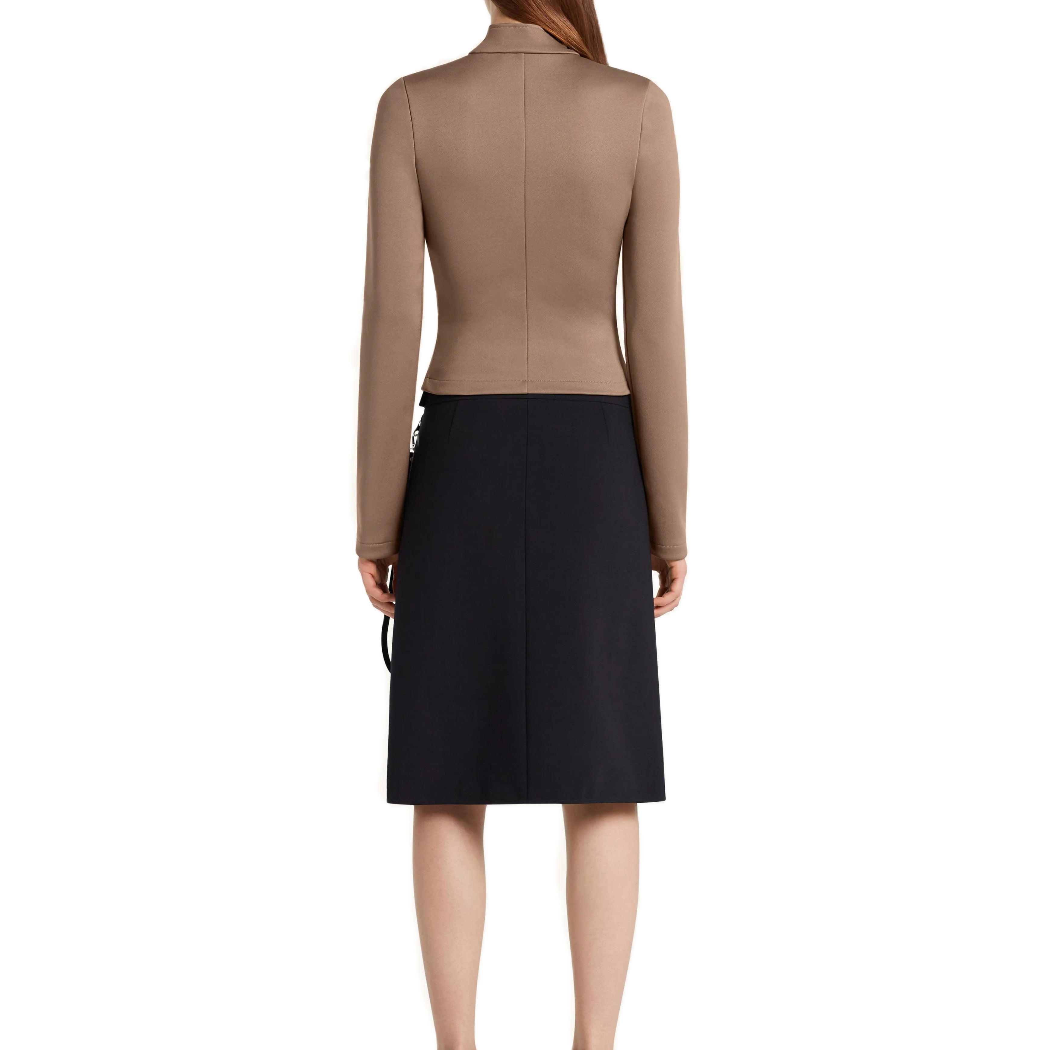 Courrèges [クレージュ] / ZIPPED WOOL SKIRT (BLACK)〔 ジップウールスカート〕