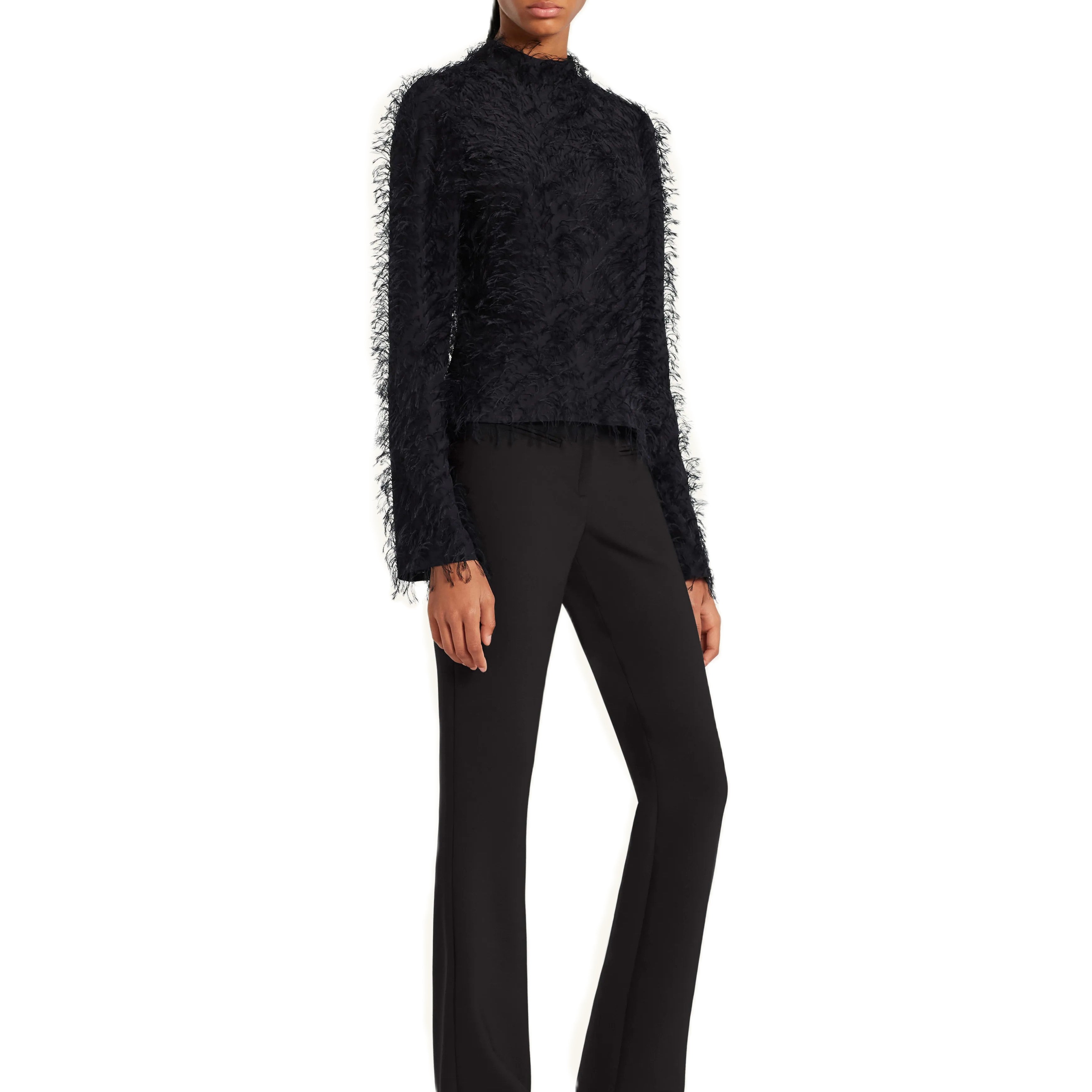 Courrèges [クレージュ] /  HERITAGE SHIVERING TOP (BLACK）〔ヘリテッジシべリングトップ〕