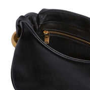 JIL SANDER[ジルサンダー] /  SPHERE CLUTCH POUCH BAG（BLACK）[スフィア クラッチ ポーチ バッグ]