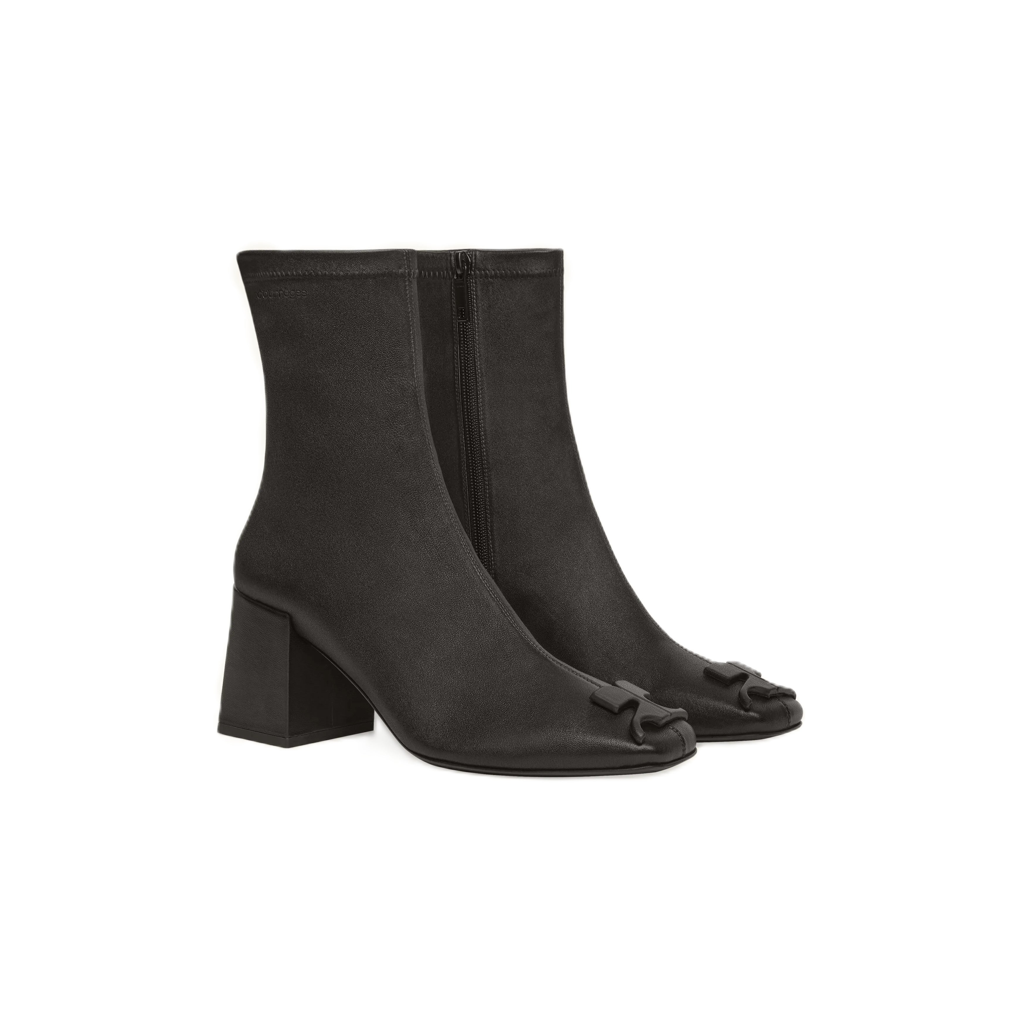 Courrèges [クレージュ] /  REEDITION ANKLE BOOTS (BLACK)〔リエディションアンクルブーツ〕