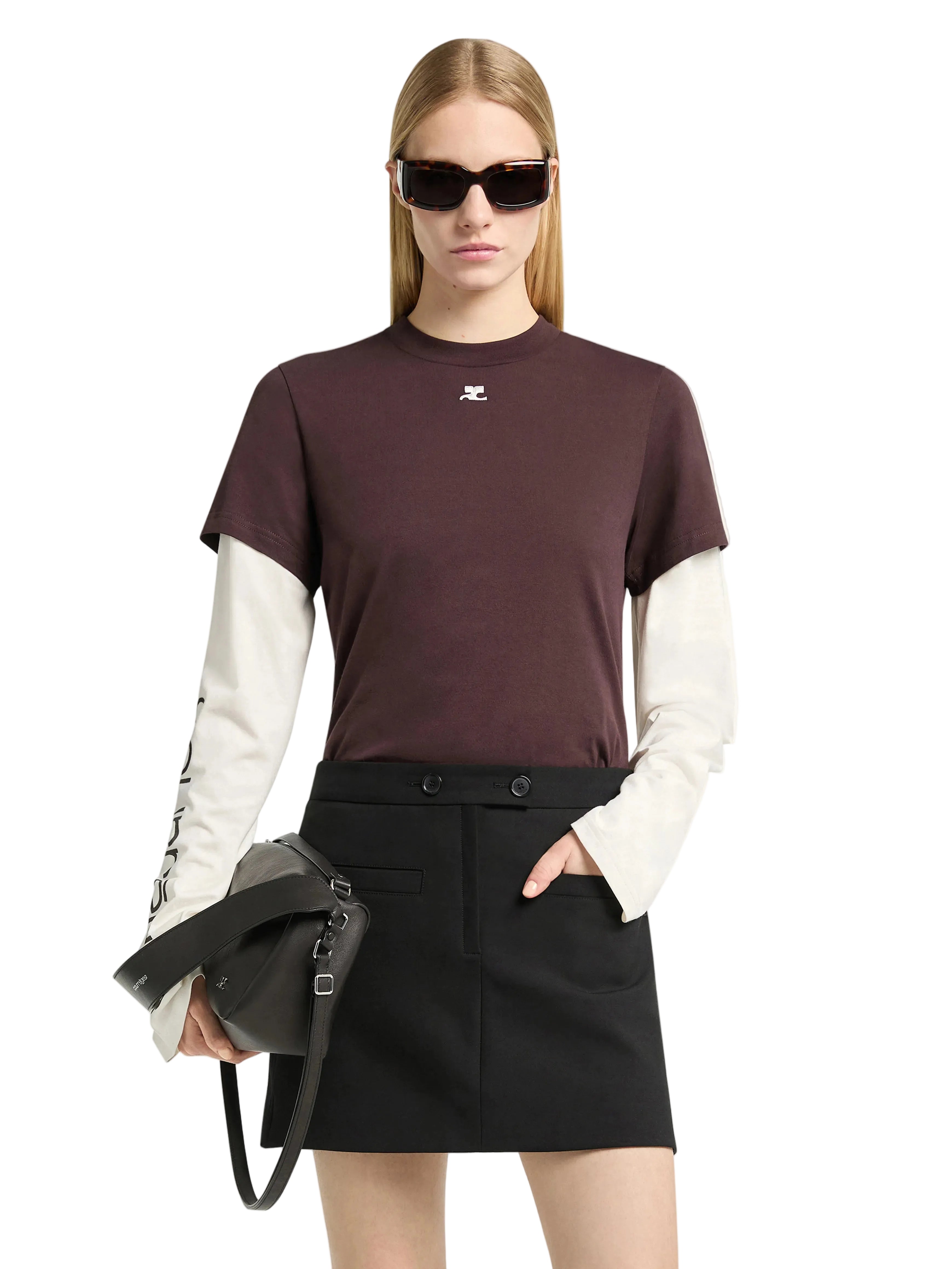 Courrèges [クレージュ] / AC T-SHIRT (BURNT RED) [エイシー Tシャツ]