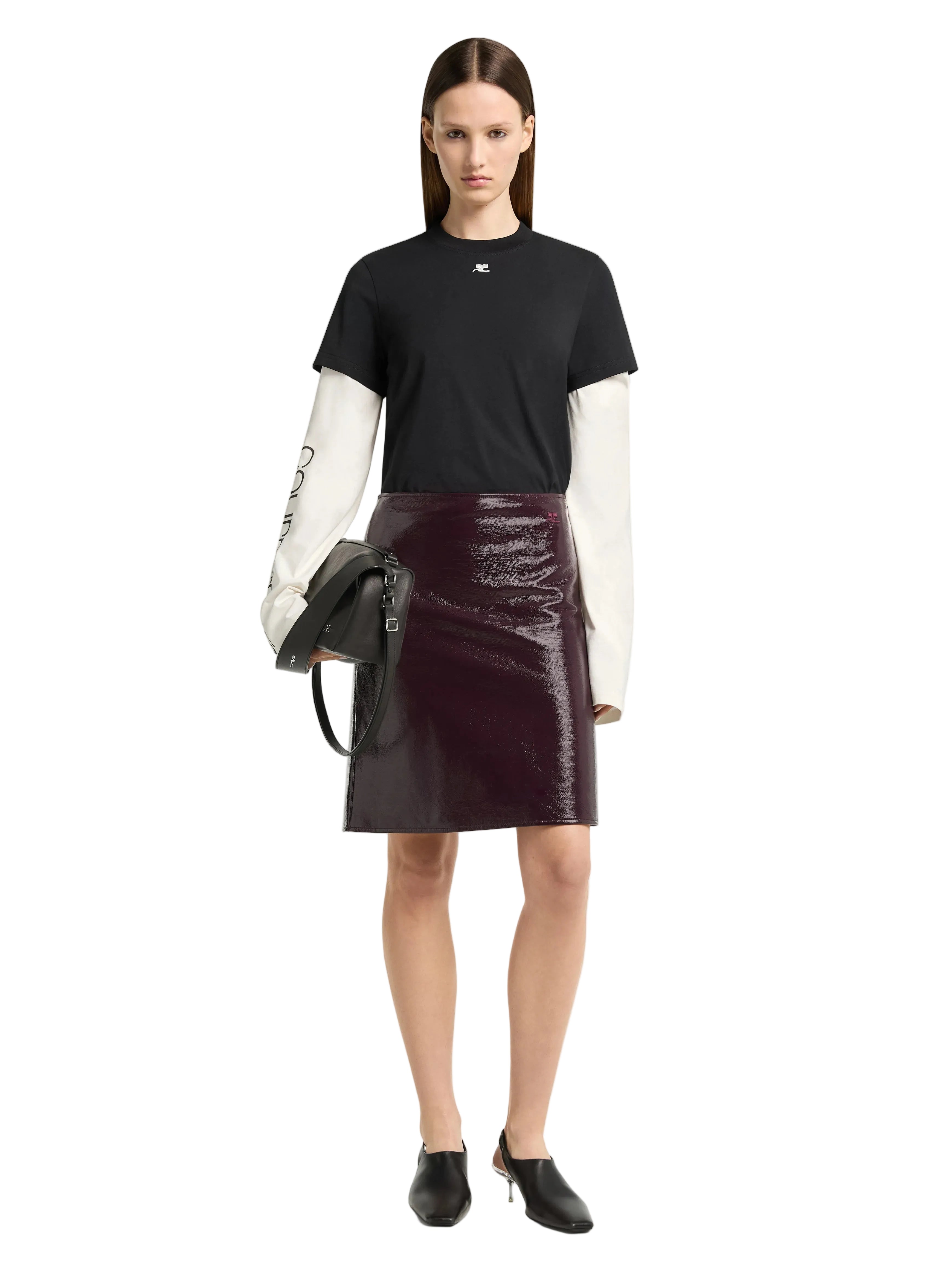 Courrèges [クレージュ] / AC T-SHIRT (BLACK) [エイシー Tシャツ]