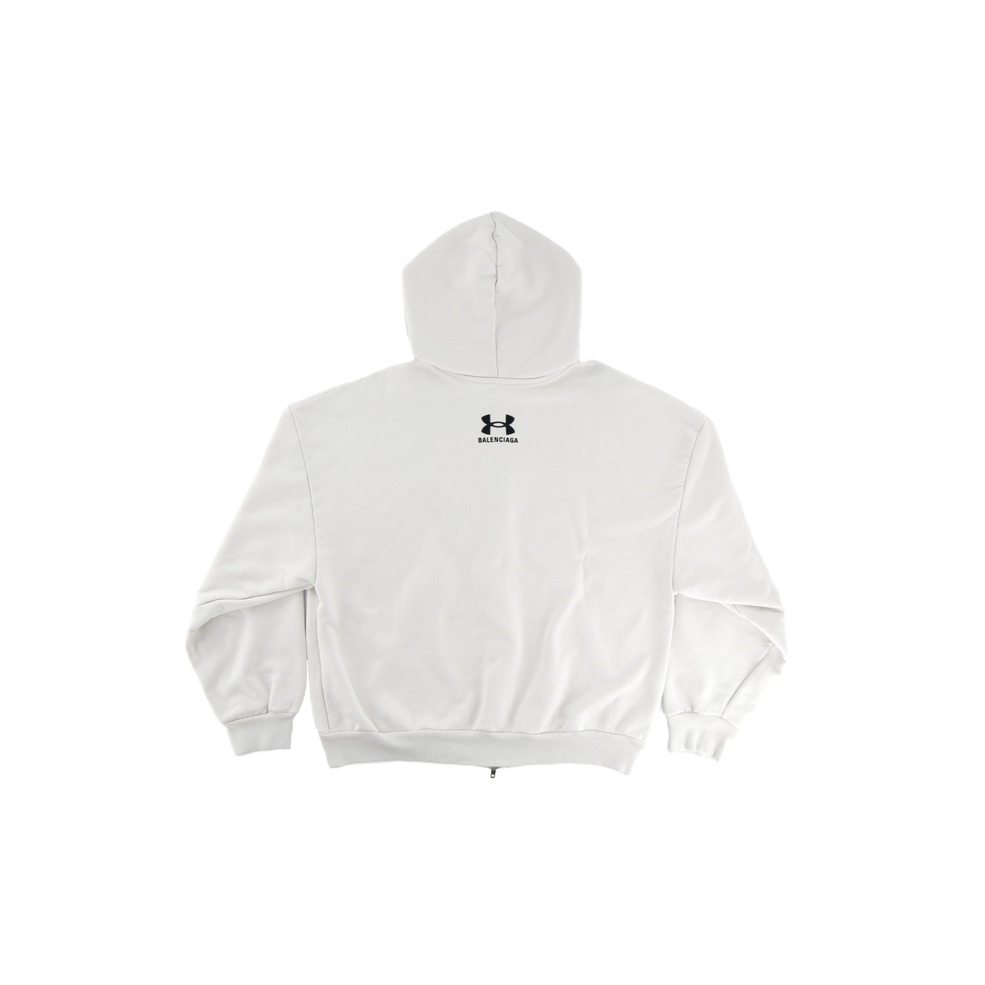 BALENCIAGA〔バレンシアガ〕/ BALENCIAGA x UNDER ARMOUR ZIP UP HOODIE (WHITE) [バレンシアガ×アンダーアーマージップアップフーディー]
