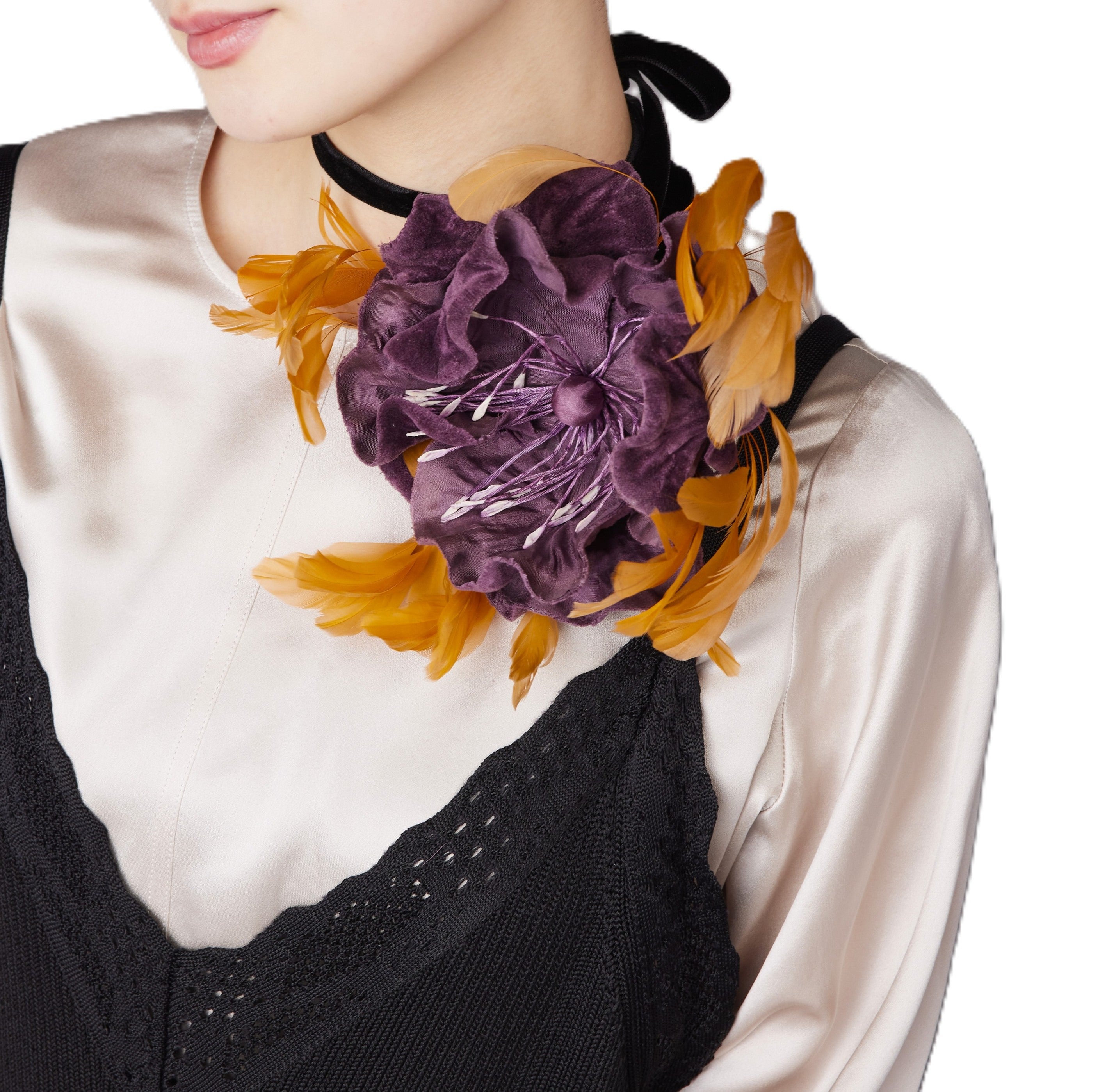 Dries Van Noten [ドリス ヴァン ノッテン] / FLOWER CHOKER [フラワーチョーカー]